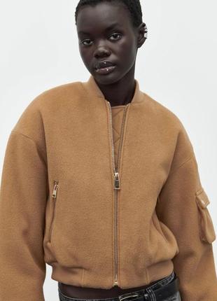 Куртка бомпер zara