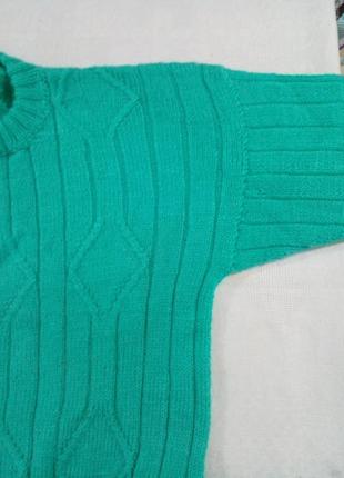 Вязаный свитер хэндмейд4 фото