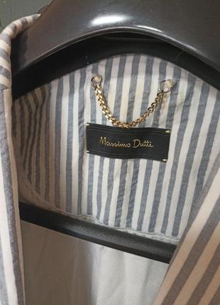 Massimo dutti блейзер пиджак жакет в полоску,р. 382 фото
