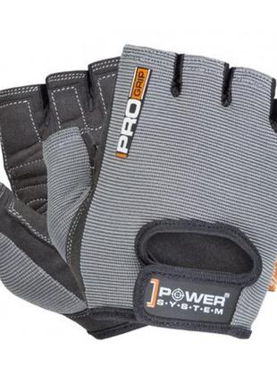 Рукавички для фітнесу power system ps-2250 pro grip grey xl2 фото