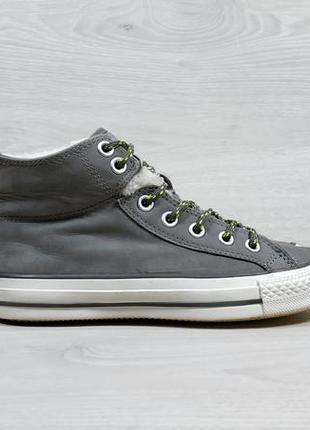 Утеплені шкіряні кеди converse all star оригінал, розмір 371 фото