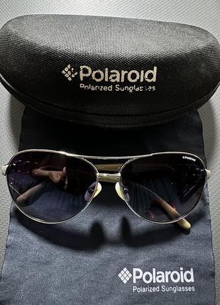 Окуляри polaroid , авиаторы, капельки, солнцезащитные очки polaroid оригинал!!!9 фото