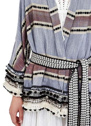 Кімоно накидка у блохо стилі zara folk