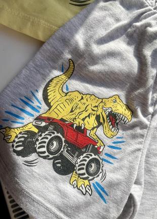 Комплект футболка с шортами, футболка и шорты, динозавры 🦖4 фото