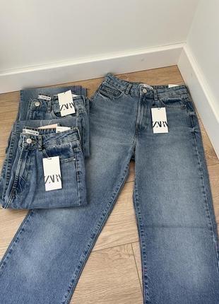 Джинси zara straight3 фото