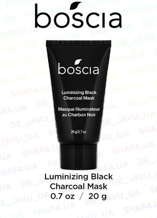 Чорна  очищаюча маска boscia luminizing black charcoal mask 20 g