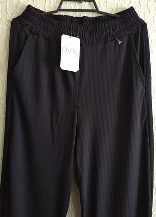 Нові чорні жіночі широкі штани брюки палаццо, р.м, туреччина