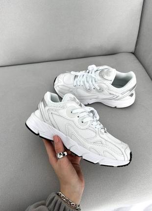 Кросівки adidas astir white silver