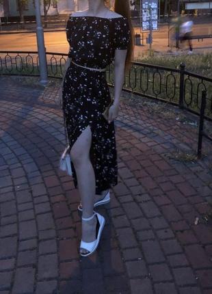 Костюм юбка и топ