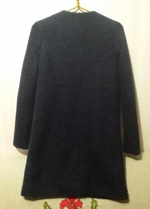 Елегантне вовняне букльоване пальто (пог 45-46 см)3 фото