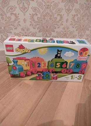 Конструктор lego duplo потяг «рахуй та грай» 10847