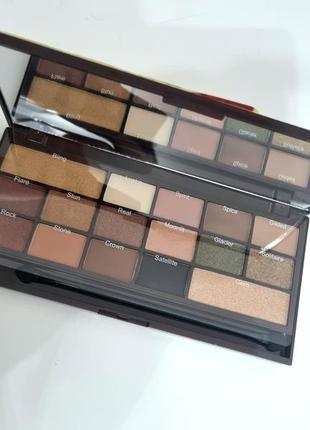 Палетка тіней для повік i heart revolution eyeshadow palette, 24k gold2 фото