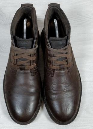 Шкіряні чоловічі демісезонні черевики caterpillar оригінал, розмір 42 (cat)2 фото