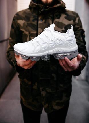 Nike air vapormax plus 'white' чоловічі кросівки найк