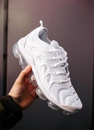Nike air vapormax plus 'white'  женские кроссовки найк