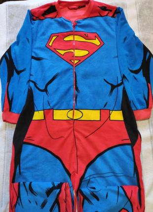 Карнавальный слип костюм супермен для взрослых