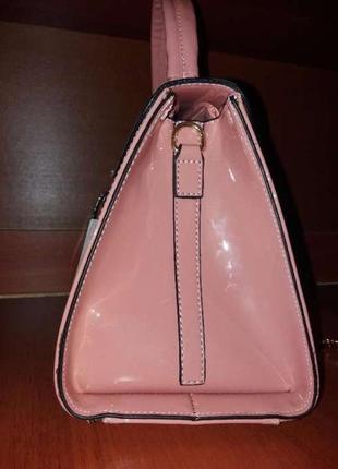 Лаковая женская сумка baliviya пуровая7 фото