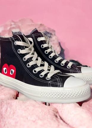 Кеды converse & comme des garcons1 фото