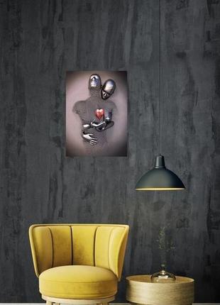 Постер интерьерный 70х50 на пвх основа