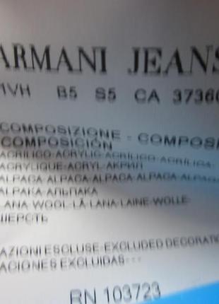 Свитер armani jeans xs-s. в идеальном состоянии.альпака, шерсть, акрил.5 фото