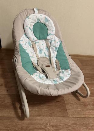 Крісло-гойдалка для немовлят carrello nanny azure beige crl-00057 фото