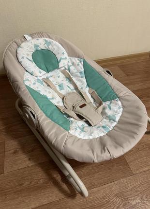 Крісло-гойдалка для немовлят carrello nanny azure beige crl-00058 фото