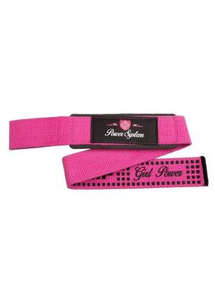 Лямки для тяги power system ps-3420 g-power straps pink5 фото