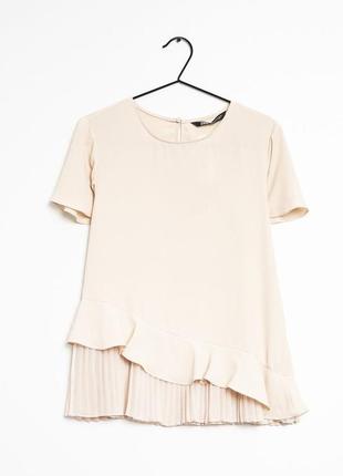 Блуза з рельєфним низом zara