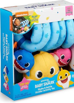 Wowwee baby shark official -музична іграшка для малюків в колясці, колисці2 фото