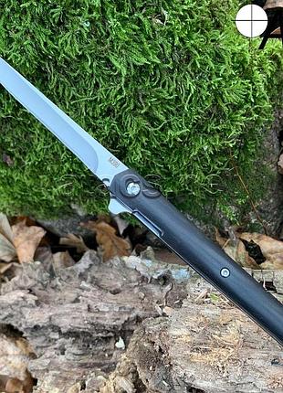 Складной нож /туристический нож/fisherman slim flipper m390