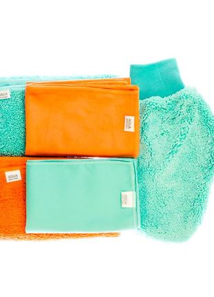 Набір для швидкого прибирання з 5 суперсерветок ujut aquamagic greenway