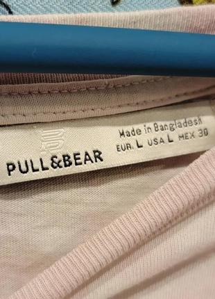 Футболка pull&amp;bear l (оверсайз)4 фото