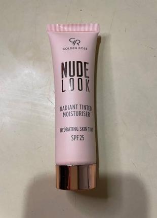 Тональний крем golden rose nude look radiant tinted moisturiser spf25