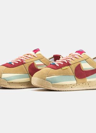 Мужские кроссовки nike cortez x union l.a beige 41-43-44-45