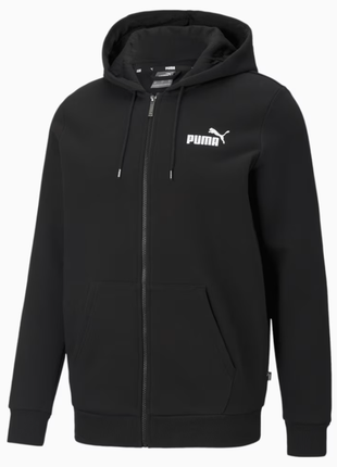 Черное мужское зип-худи puma essentials men's full zip hoodie новое оригинал из сша1 фото