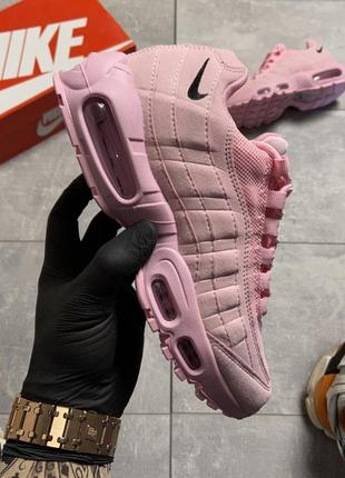 Nike air max 95 pink 🆕 женские кроссовки найк 🆕 розовые