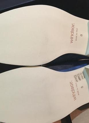Туфли мужские windsor дерби броги замшевые светло-синего цвета р.8евр 41,54 фото