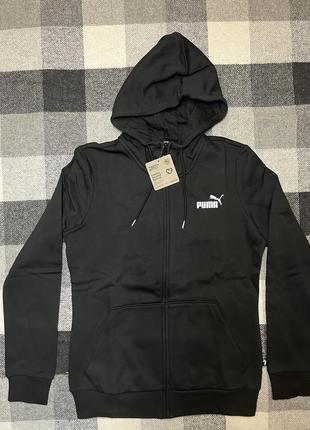 Чорне жіноче зіп-худі puma essentials full-zip women’‎s hoodie нове оригінал з сша6 фото