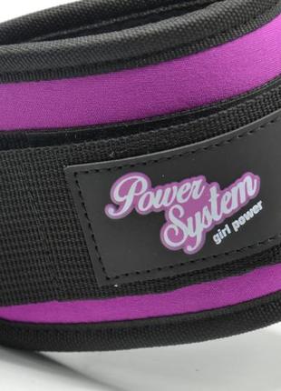 Манжети на щиколотку power system ps-3450 ankle strap gym babe purple5 фото