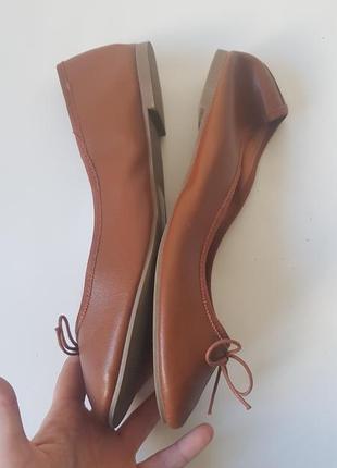 Нові балетки коричневі туфлі без підборів h&m4 фото