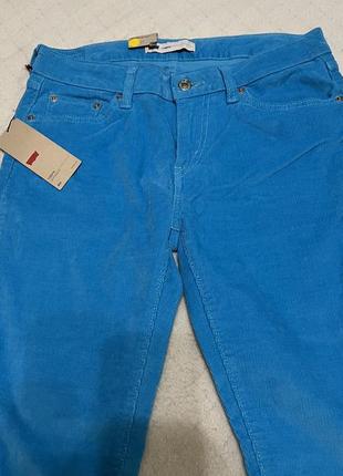 Вельветовые брюки джинсового кроя2 фото