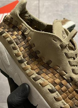 Nike footscape woven suede green 🆕 мужские кроссовки найк 🆕 зеленые3 фото