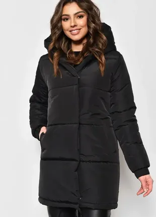 Удлиненная куртка с капюшоном