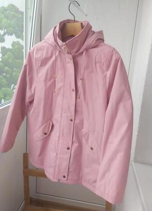 Красивая, стильная курточка нежно розового цвета,пудра3 фото