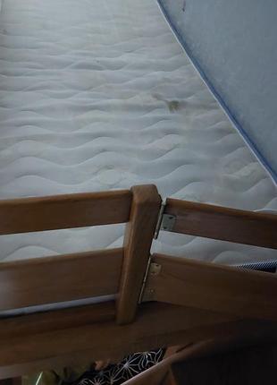 Кровать детская двухэтажная дубовая, три спальни места4 фото