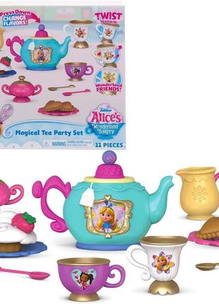 Disney alices wonderland bakery tea party, дитячий чайний набір посуду