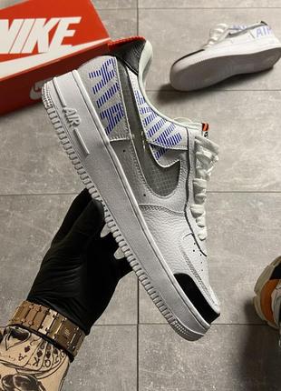 Nike air force 1 low under construction white 🆕 мужские кроссовки найк 🆕 белые