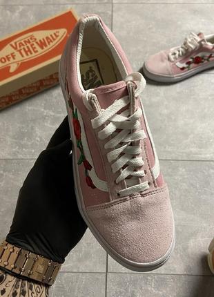 Vans old skool pink art rose  🆕 женские кеды ванс 🆕 розовые3 фото