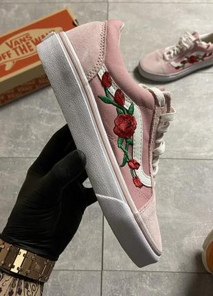 Vans old skool pink art rose  🆕 женские кеды ванс 🆕 розовые