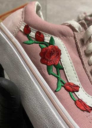 Vans old skool pink art rose  🆕 женские кеды ванс 🆕 розовые6 фото